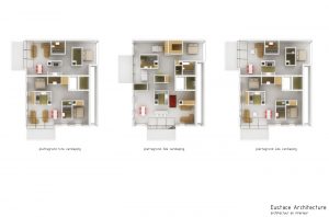 Duurzame CPO zelfbouw loft appartementen (voorbeeld plattegronden) - Loft casco appartementen | Eustace Architectuur