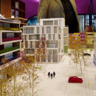 Duurzame CPO zelfbouw loft appartementen (foto maquette B) - Loft casco appartementen | Eustace Architectuur