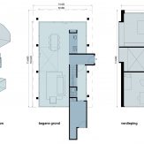 Onderdak - vrijstaande woning - plattegrond - Jos Blom architect